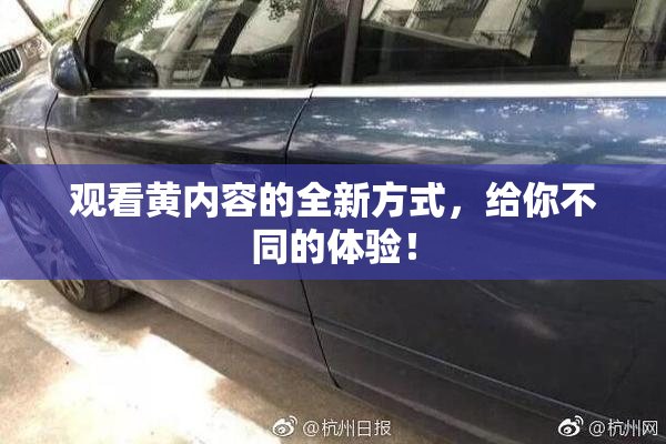 观看黄内容的全新方式，给你不同的体验！