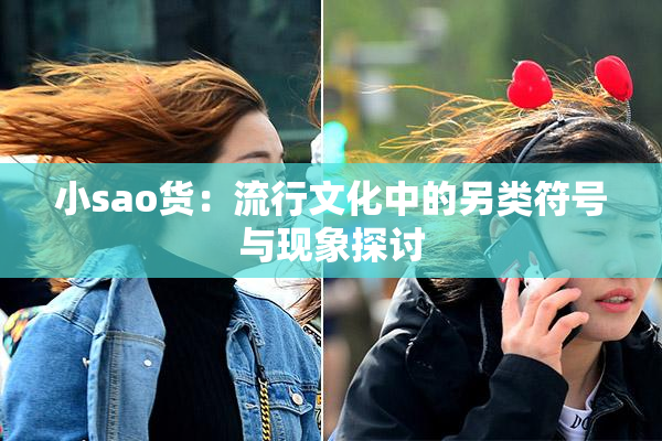 小sao货：流行文化中的另类符号与现象探讨