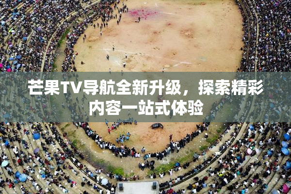 芒果TV导航全新升级，探索精彩内容一站式体验