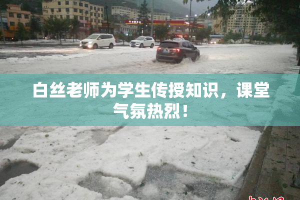 白丝老师为学生传授知识，课堂气氛热烈！