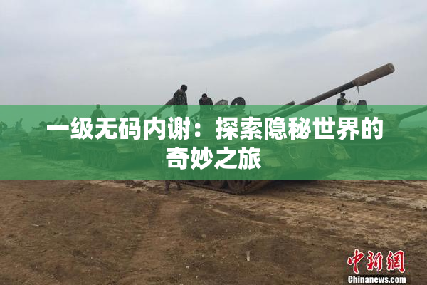 一级无码内谢：探索隐秘世界的奇妙之旅