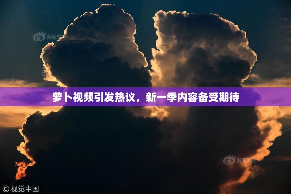 萝卜视频引发热议，新一季内容备受期待