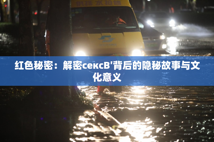 红色秘密：解密сексB′背后的隐秘故事与文化意义