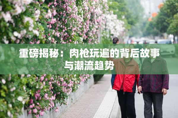 重磅揭秘：肉枪玩遍的背后故事与潮流趋势