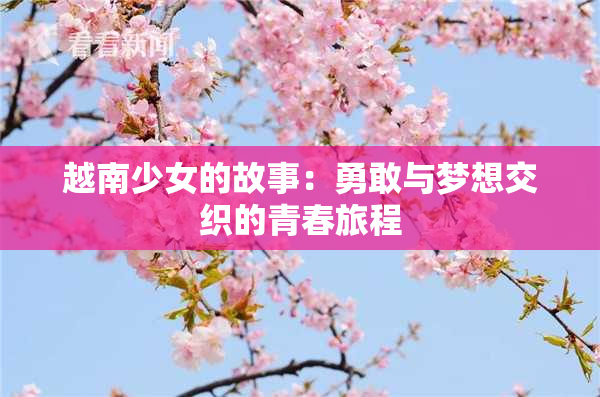 越南少女的故事：勇敢与梦想交织的青春旅程