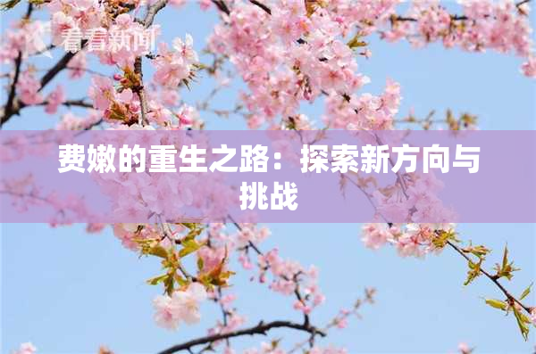 费嫩的重生之路：探索新方向与挑战