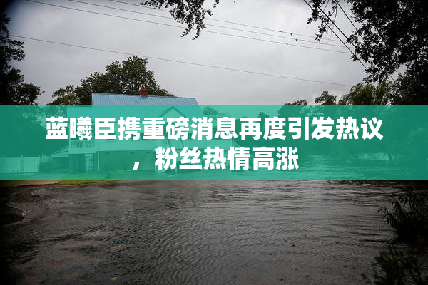 蓝曦臣携重磅消息再度引发热议，粉丝热情高涨
