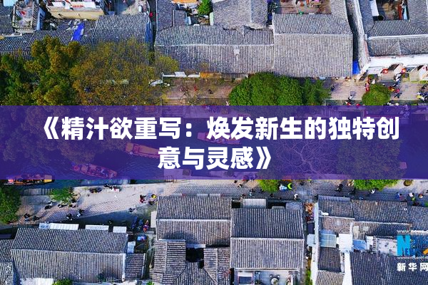 《精汁欲重写：焕发新生的独特创意与灵感》