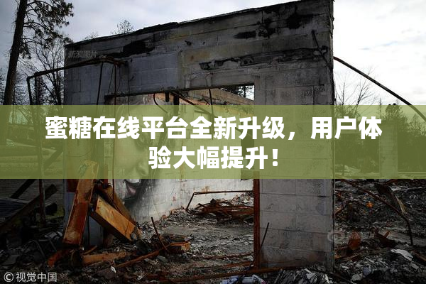 蜜糖在线平台全新升级，用户体验大幅提升！