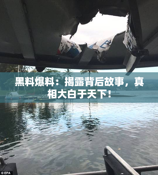 黑料爆料：揭露背后故事，真相大白于天下！
