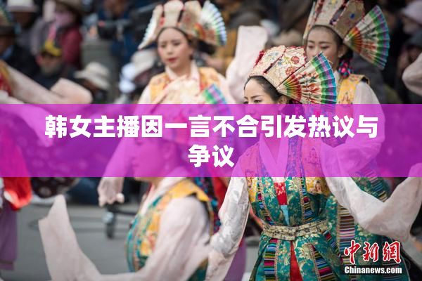 韩女主播因一言不合引发热议与争议