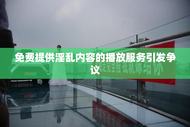 免费提供淫乱内容的播放服务引发争议