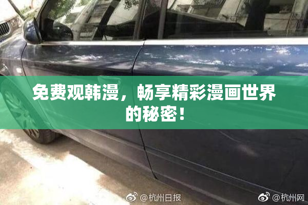 免费观韩漫，畅享精彩漫画世界的秘密！