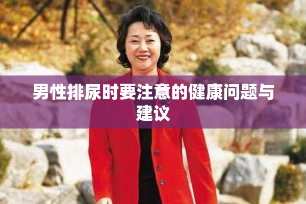 男性排尿时要注意的健康问题与建议