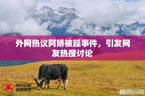 外网热议阿娇被躁事件，引发网友热搜讨论