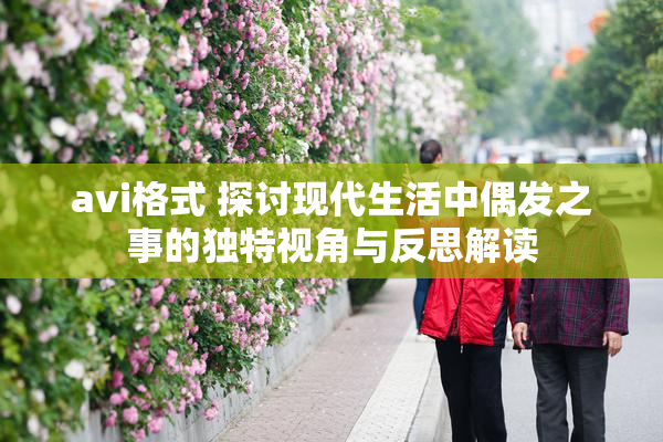 avi格式 探讨现代生活中偶发之事的独特视角与反思解读