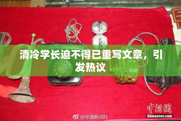 清冷学长迫不得已重写文章，引发热议