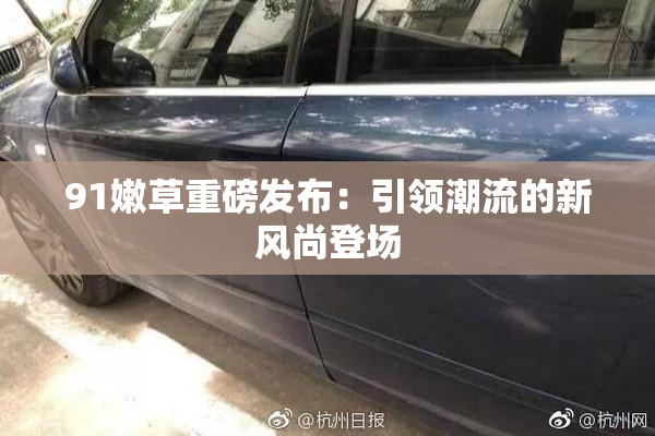 91嫩草重磅发布：引领潮流的新风尚登场