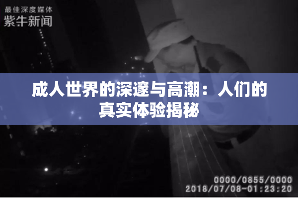成人世界的深邃与高潮：人们的真实体验揭秘
