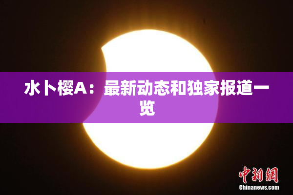 水卜樱A：最新动态和独家报道一览