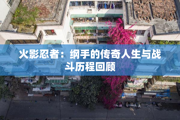 火影忍者：纲手的传奇人生与战斗历程回顾