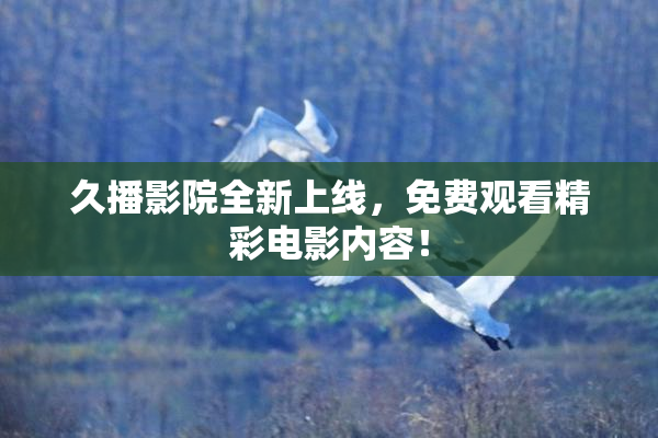 久播影院全新上线，免费观看精彩电影内容！