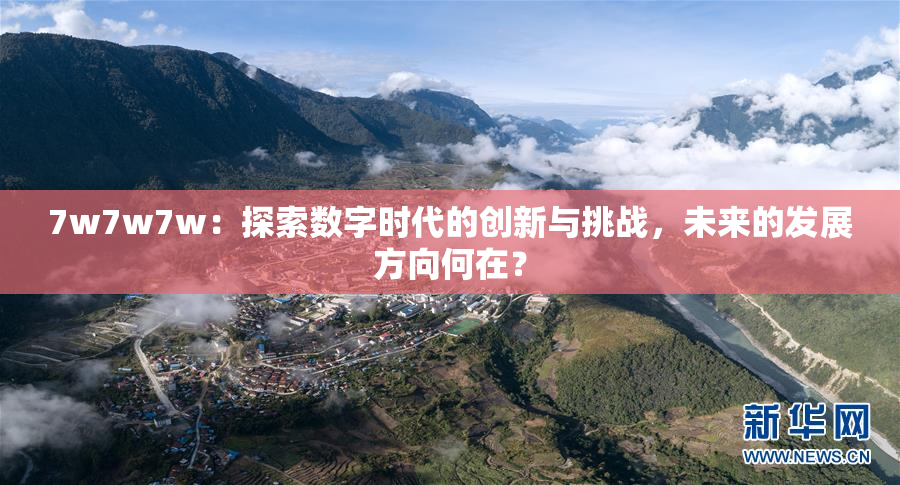 7w7w7w：探索数字时代的创新与挑战，未来的发展方向何在？