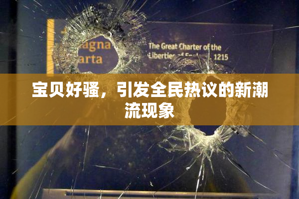 宝贝好骚，引发全民热议的新潮流现象