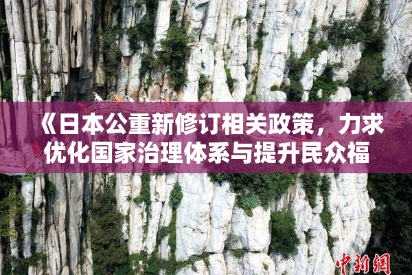 《日本公重新修订相关政策，力求优化国家治理体系与提升民众福祉》