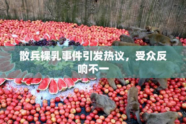 散兵裸乳事件引发热议，受众反响不一