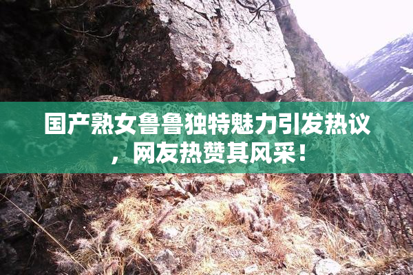 国产熟女鲁鲁独特魅力引发热议，网友热赞其风采！