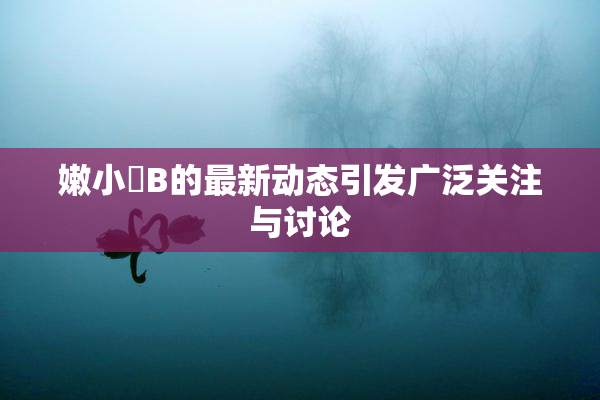 嫩小槡B的最新动态引发广泛关注与讨论