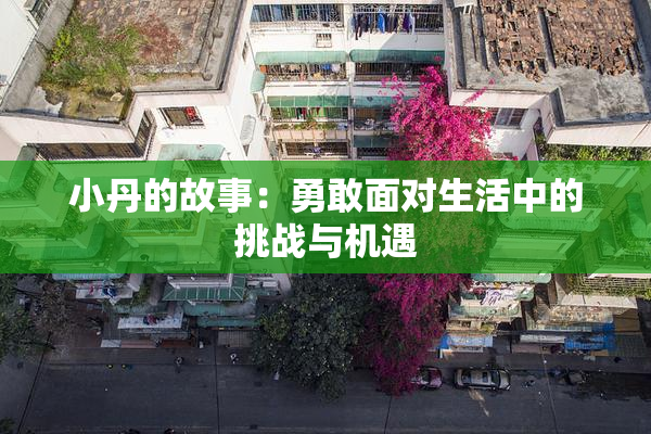 小丹的故事：勇敢面对生活中的挑战与机遇