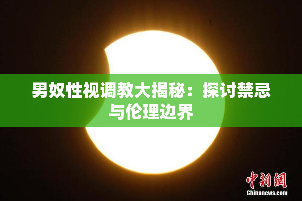 男奴性视调教大揭秘：探讨禁忌与伦理边界