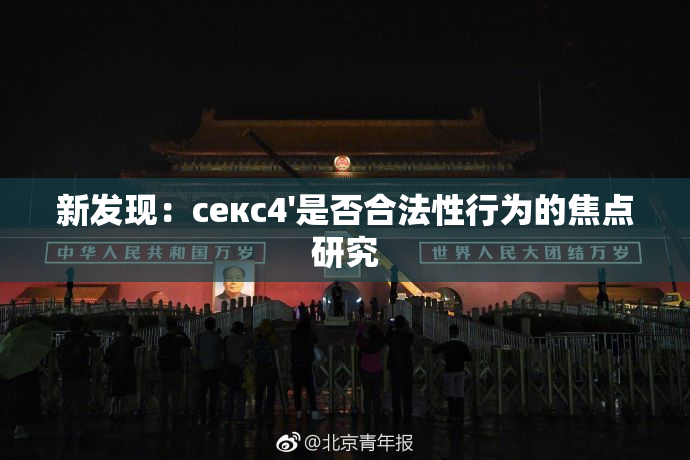 新发现：секс4'是否合法性行为的焦点研究