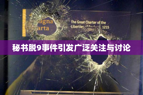 秘书脱9事件引发广泛关注与讨论