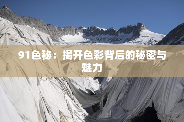 91色秘：揭开色彩背后的秘密与魅力