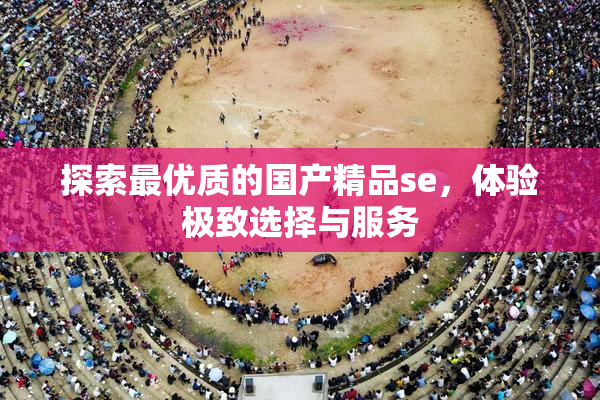 探索最优质的国产精品se，体验极致选择与服务