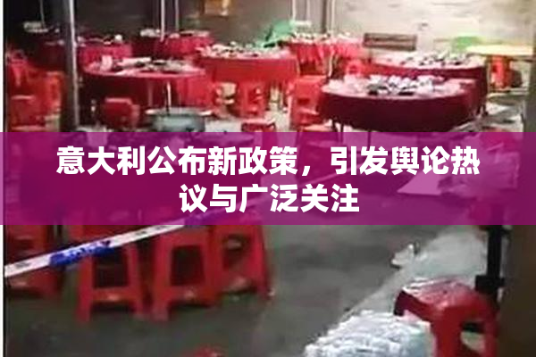 意大利公布新政策，引发舆论热议与广泛关注