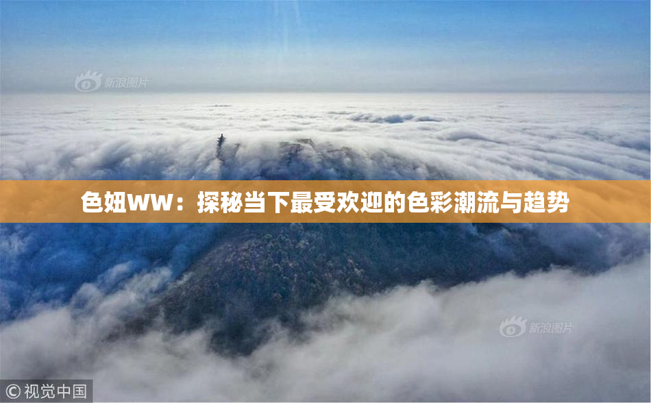 色妞WW：探秘当下最受欢迎的色彩潮流与趋势