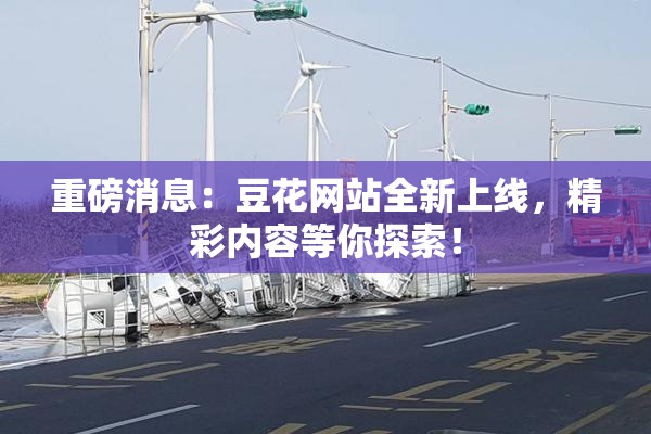 重磅消息：豆花网站全新上线，精彩内容等你探索！