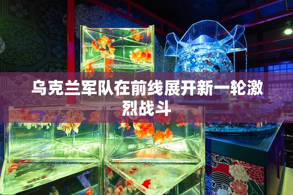 乌克兰军队在前线展开新一轮激烈战斗