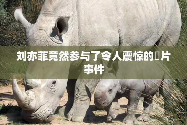 刘亦菲竟然参与了令人震惊的婬片事件