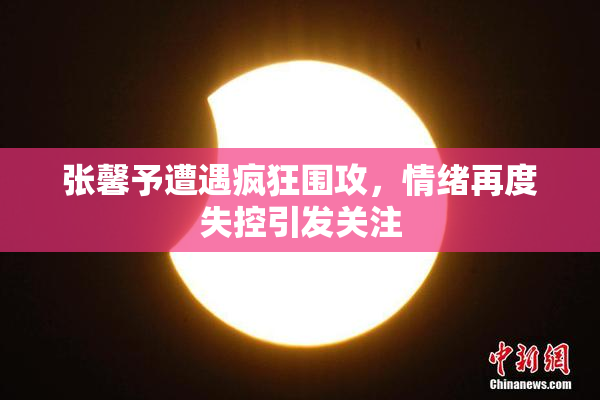 张馨予遭遇疯狂围攻，情绪再度失控引发关注
