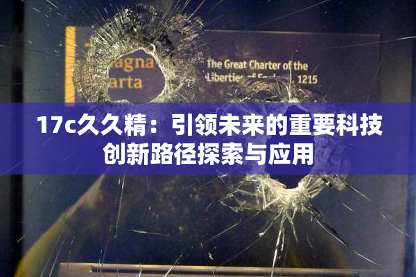 17c久久精：引领未来的重要科技创新路径探索与应用