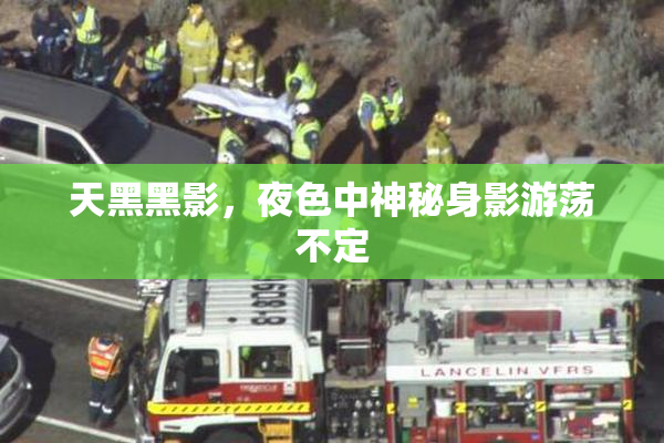 天黑黑影，夜色中神秘身影游荡不定