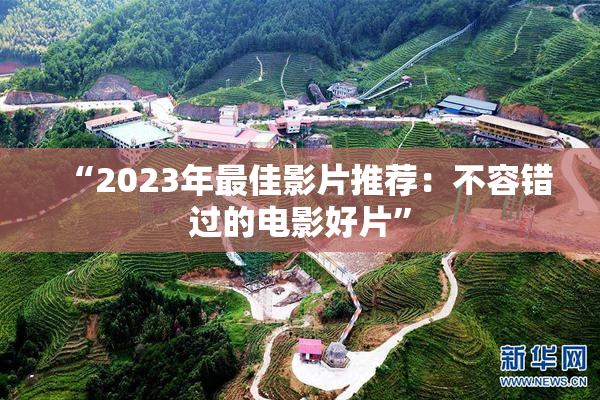 “2023年最佳影片推荐：不容错过的电影好片”