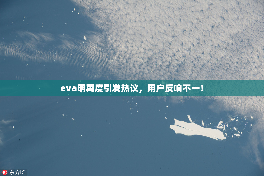 eva明再度引发热议，用户反响不一！