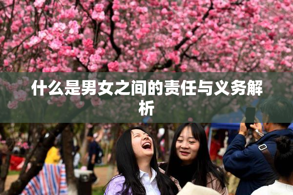 什么是男女之间的责任与义务解析