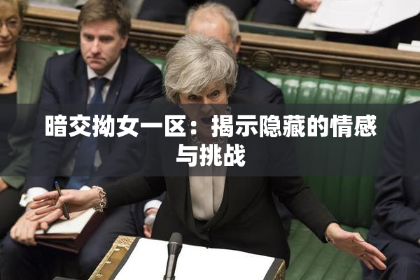 暗交拗女一区：揭示隐藏的情感与挑战